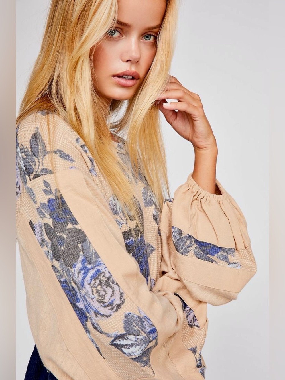 Free People Flower Patch Top